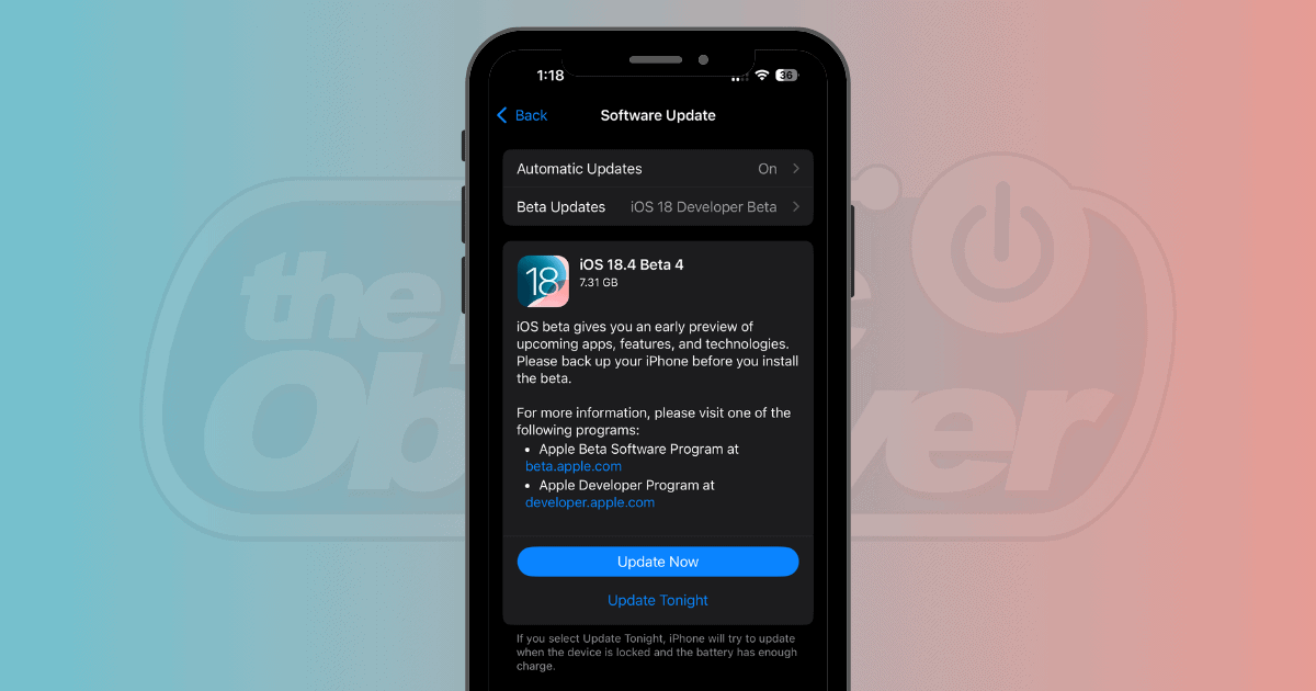 iOS 18.4 Beta 4: Key Features
