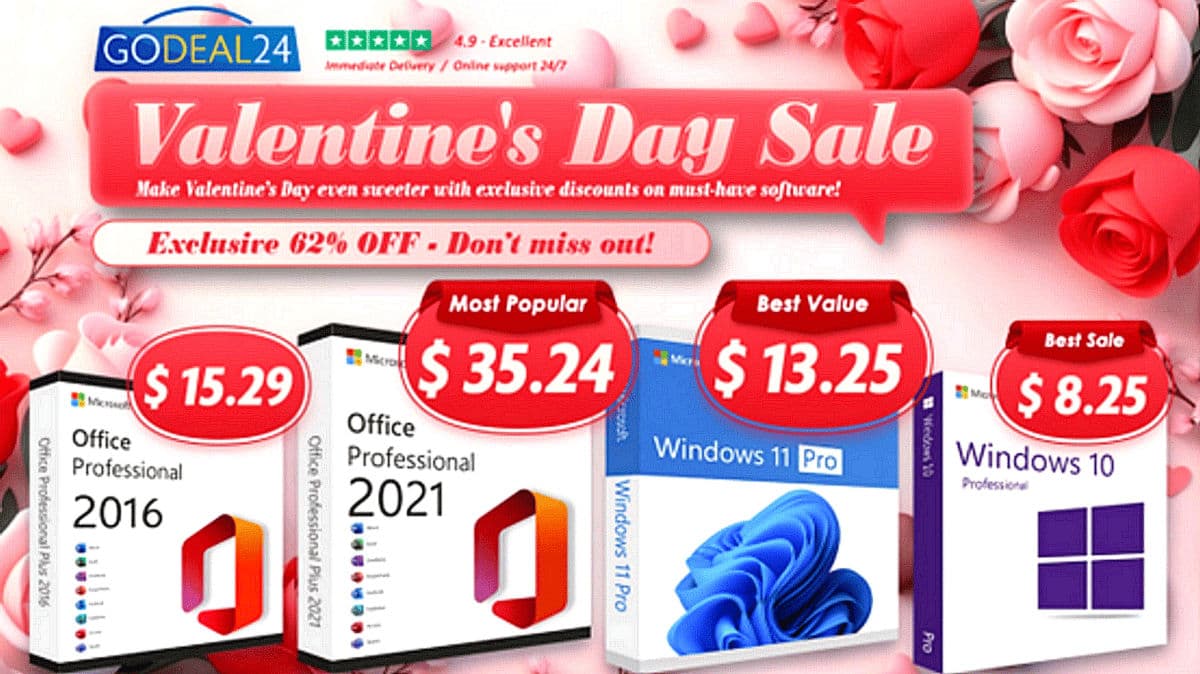 Microsoft Office Deals for Valentine's Day