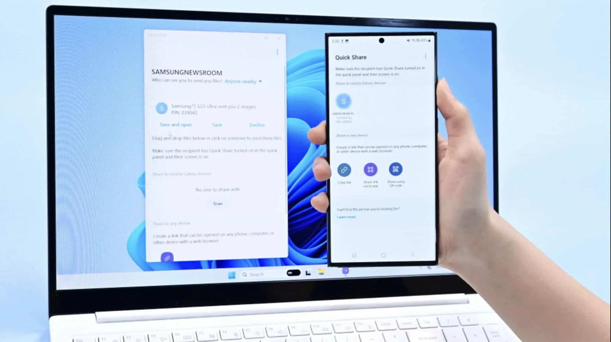 Quick Share: Wireless File Transfer Between Android and Windows