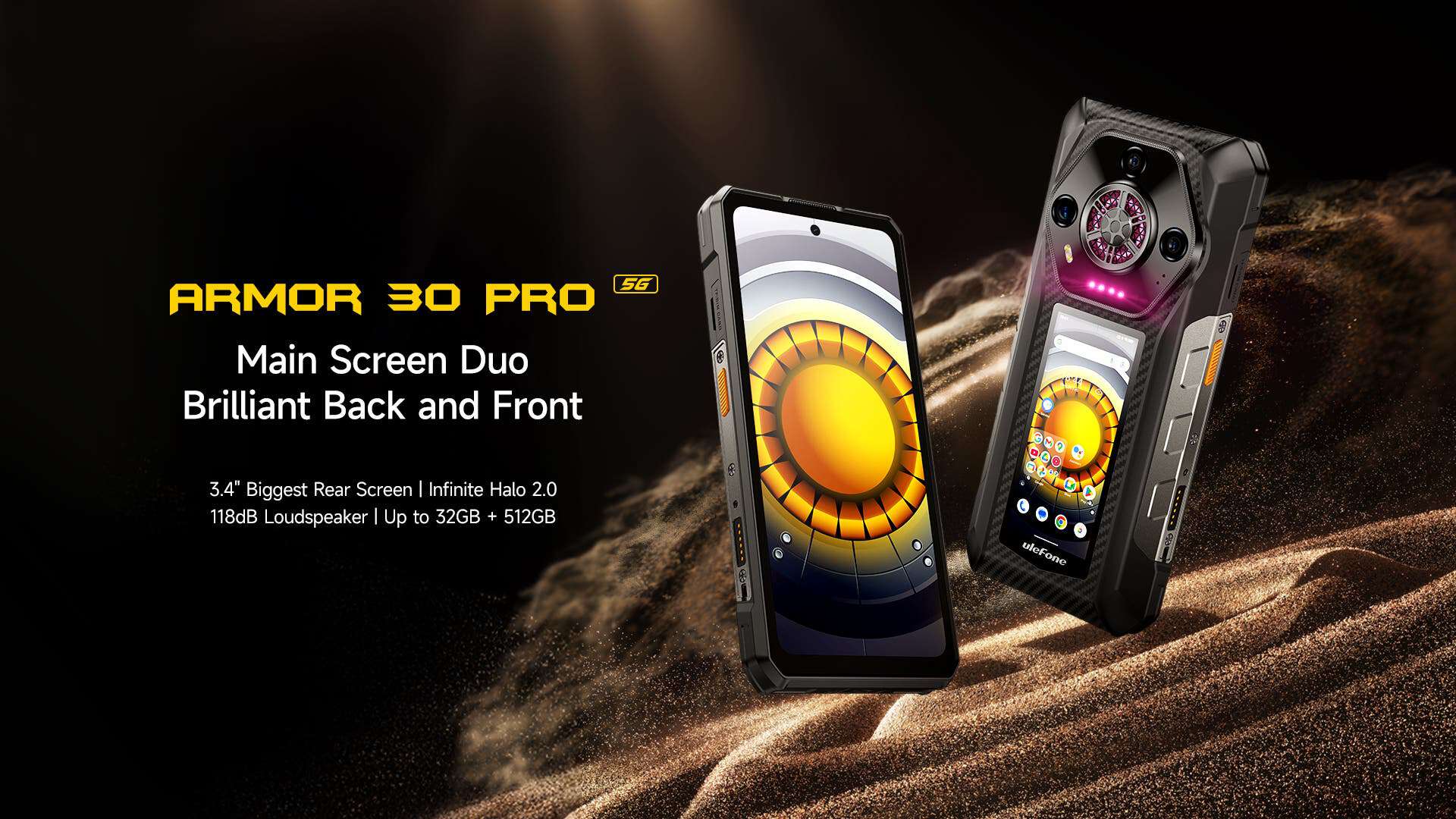 Ulefone Armor 30 Pro: Rugged Smartphone with Dual Screens